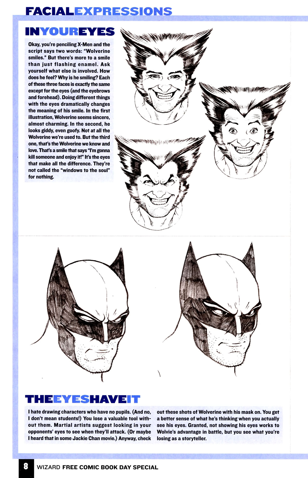 Read online Wizard How to Draw Sampler comic -  Issue # Full - 9