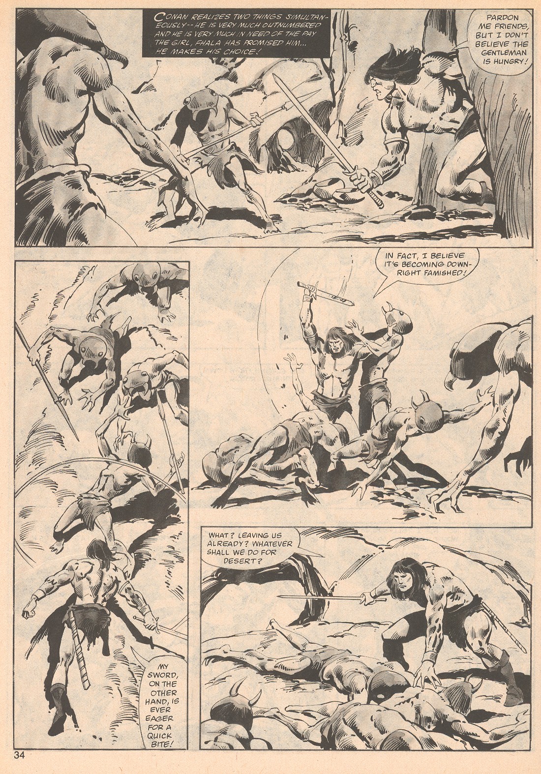 The Savage Sword Of Conan issue 70 - Page 34