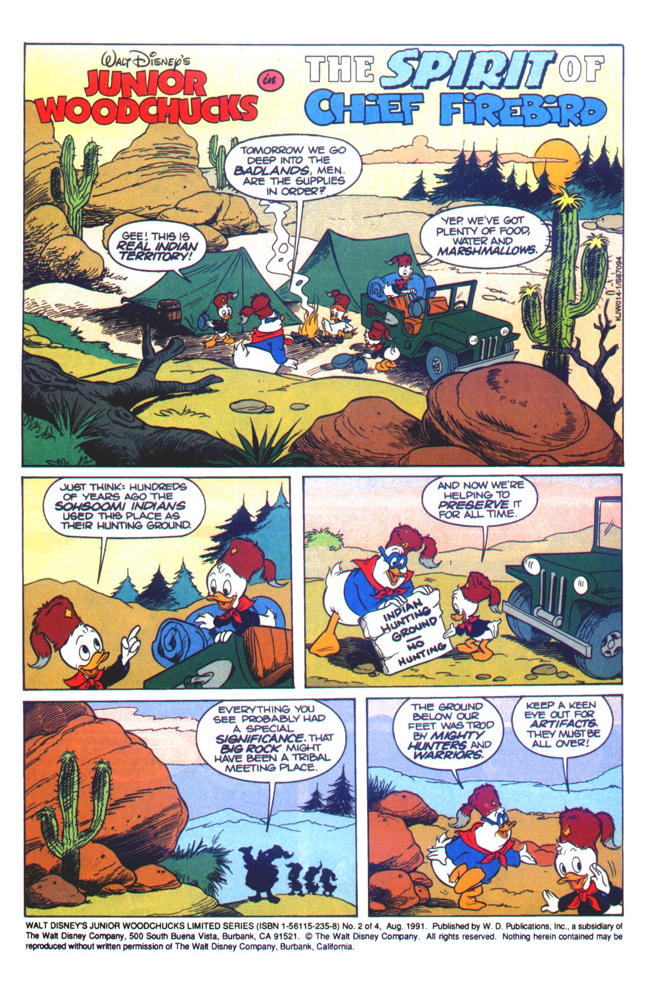 Read online Walt Disney's Junior Woodchucks Limited Series comic -  Issue #2 - 3
