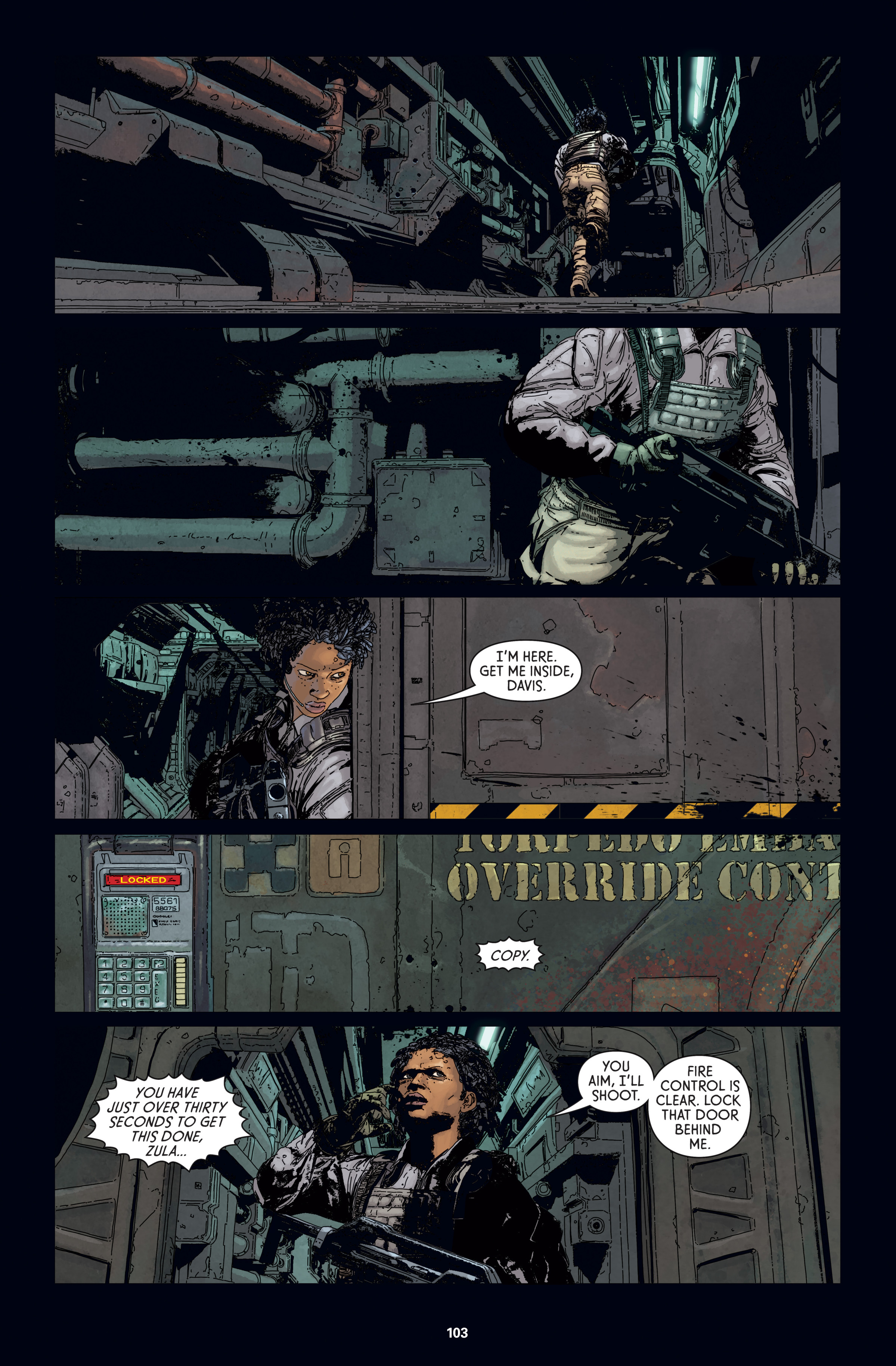 Read online Aliens: Defiance Library Edition comic -  Issue # TPB (Part 2) - 4