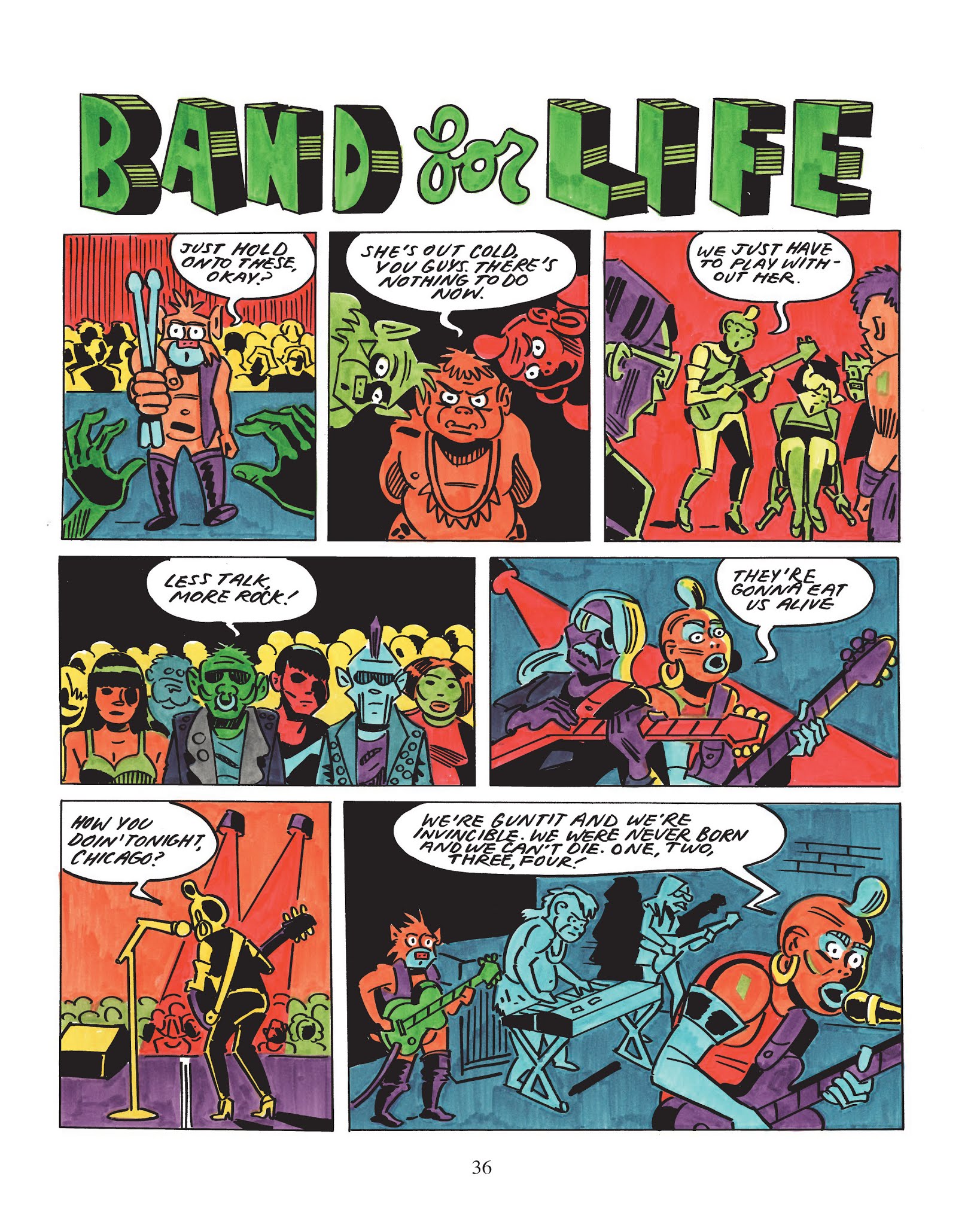 Read online Band for Life comic -  Issue # TPB (Part 1) - 37
