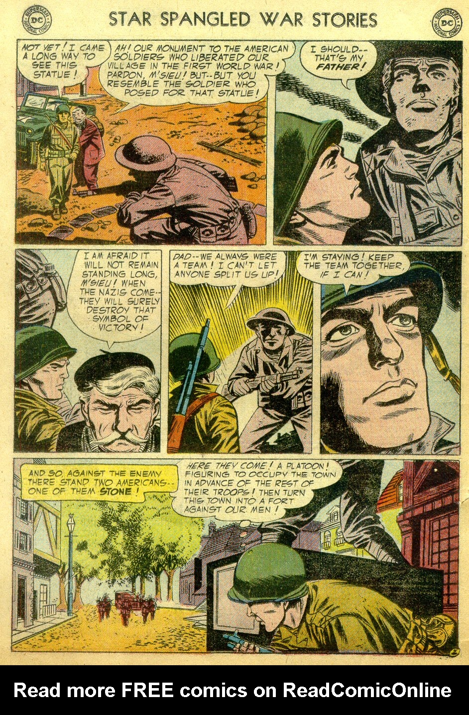 Read online Star Spangled War Stories (1952) comic -  Issue #36 - 20