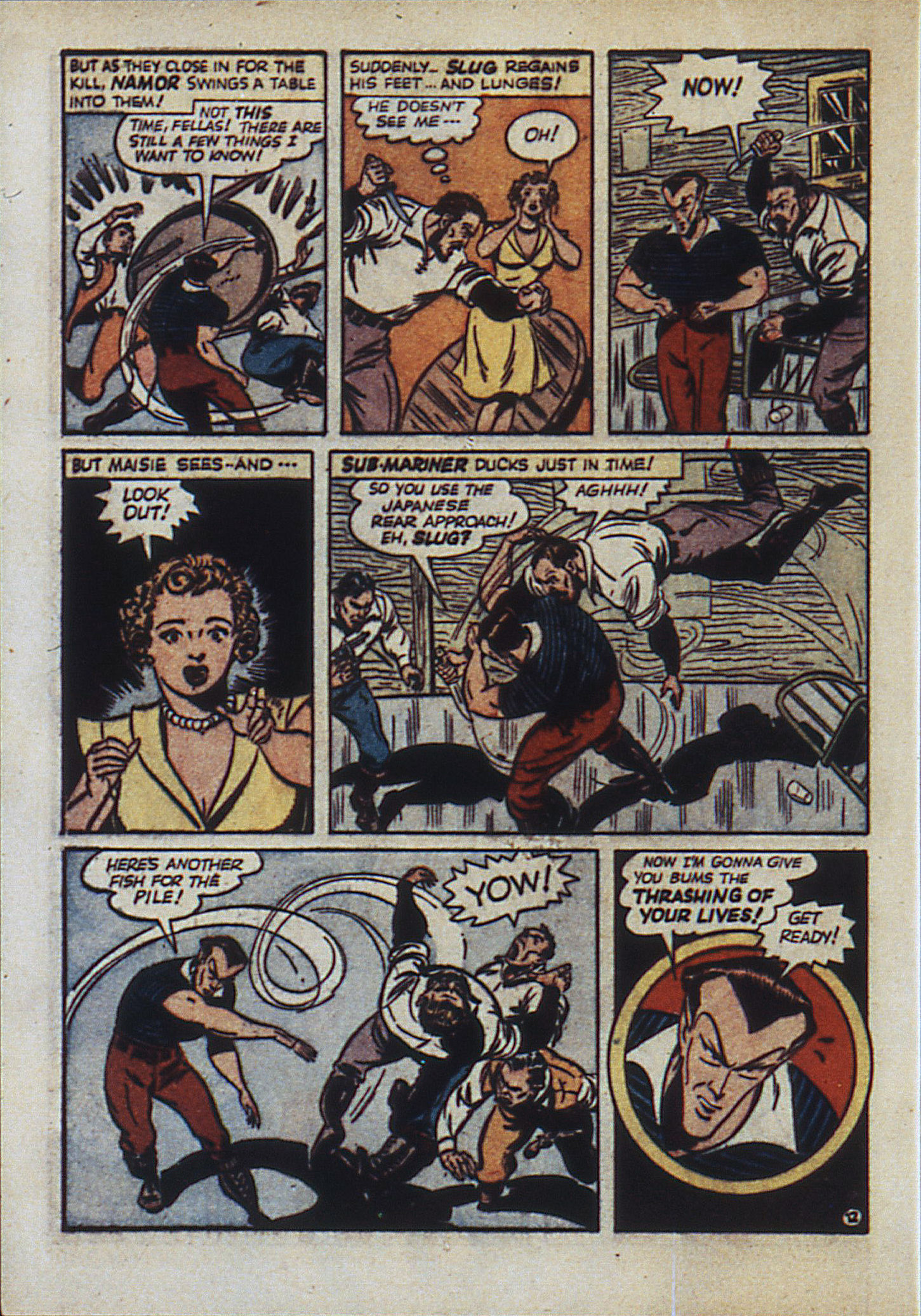 Read online Sub-Mariner Comics comic -  Issue #6 - 15