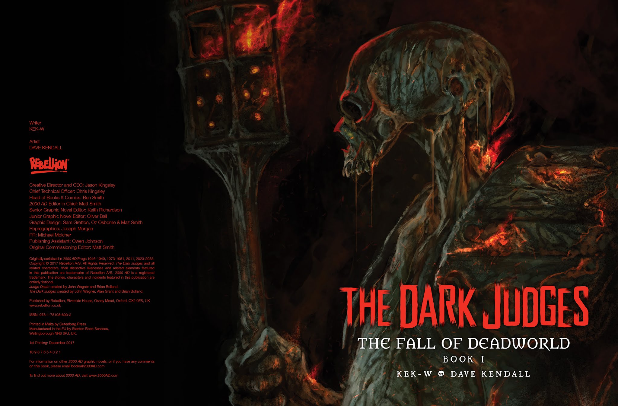 Read online The Dark Judges: The Fall of Deadworld comic -  Issue # TPB - 3