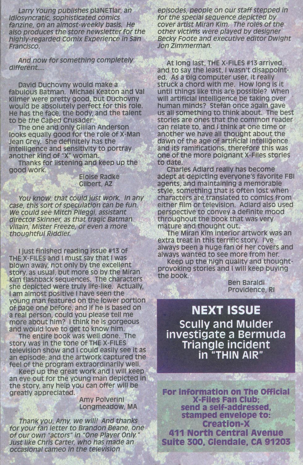 Read online The X-Files (1995) comic -  Issue #16 - 25