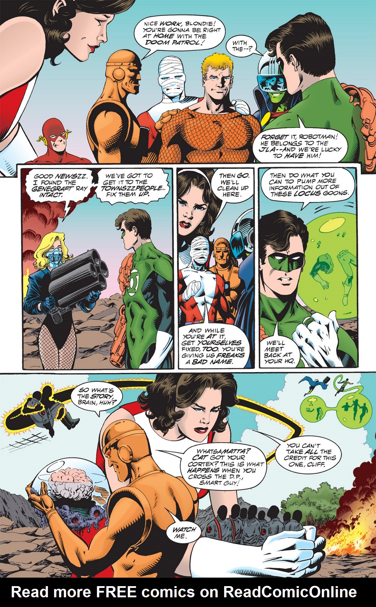 Read online JLA: Year One comic -  Issue #6 - 22