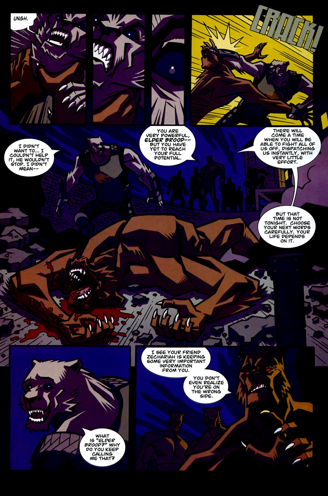 Read online The Astounding Wolf-Man comic -  Issue #4 - 9