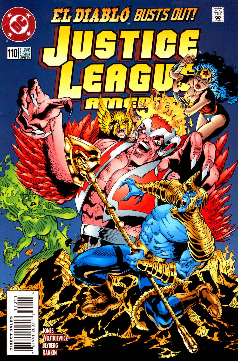 Read online Justice League America comic -  Issue #110 - 1