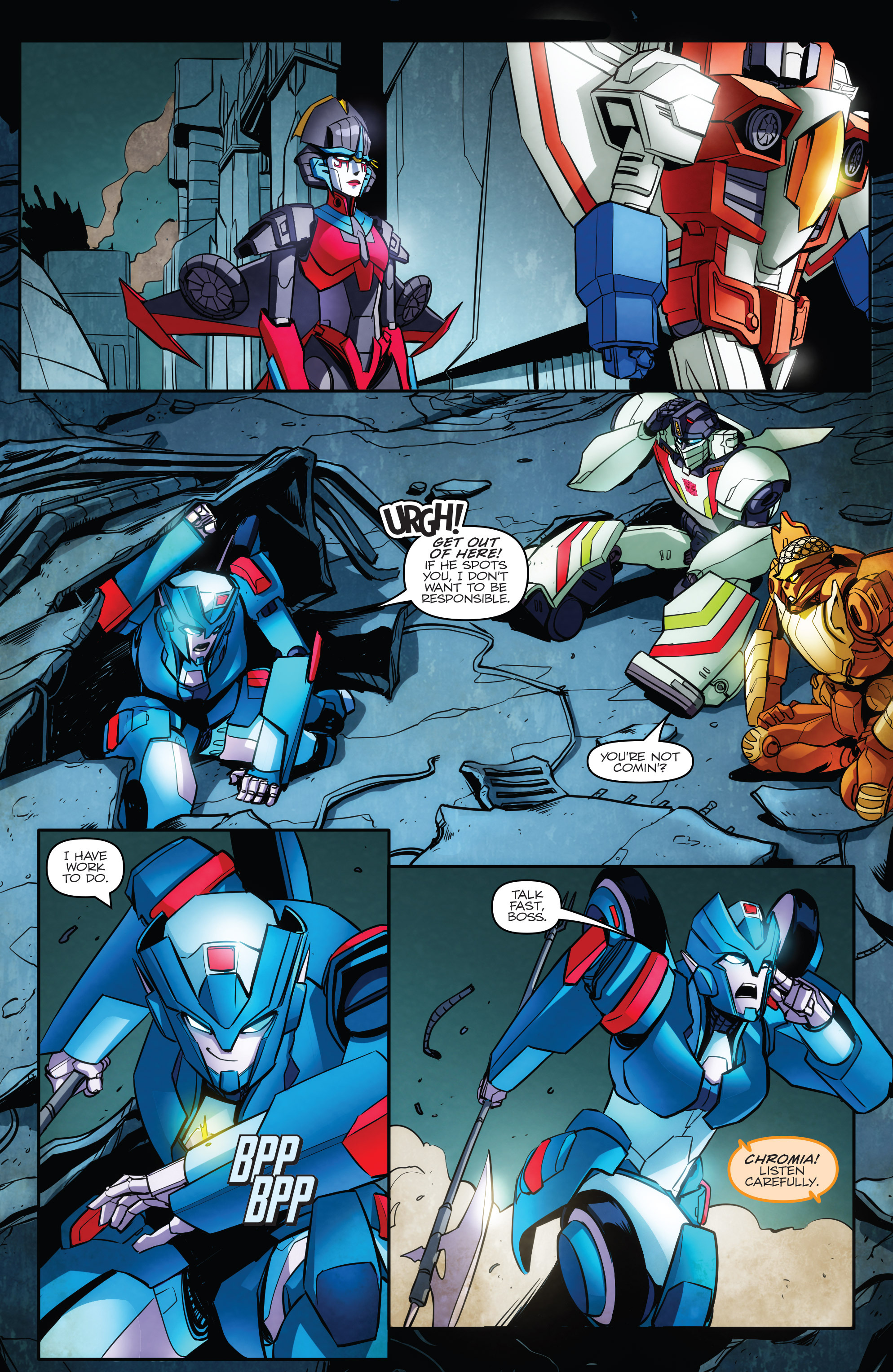 Read online Transformers: Till All Are One comic -  Issue #4 - 13