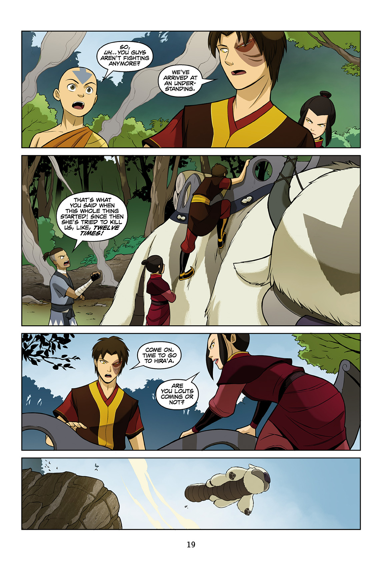 Read online Nickelodeon Avatar: The Last Airbender - The Search comic -  Issue # Part 2 - 20