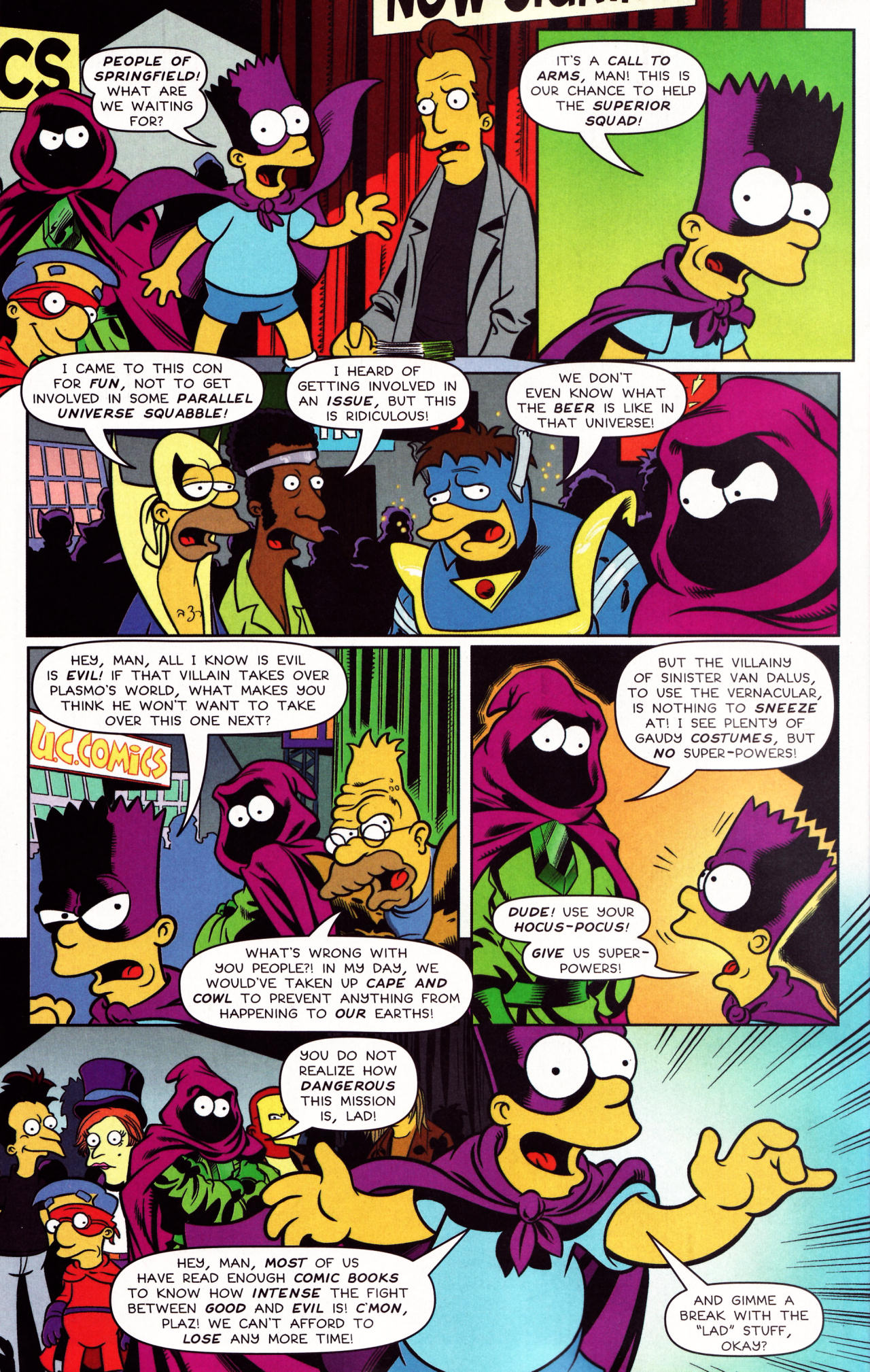 Read online Bongo Comics Presents Simpsons Super Spectacular comic -  Issue #6 - 22