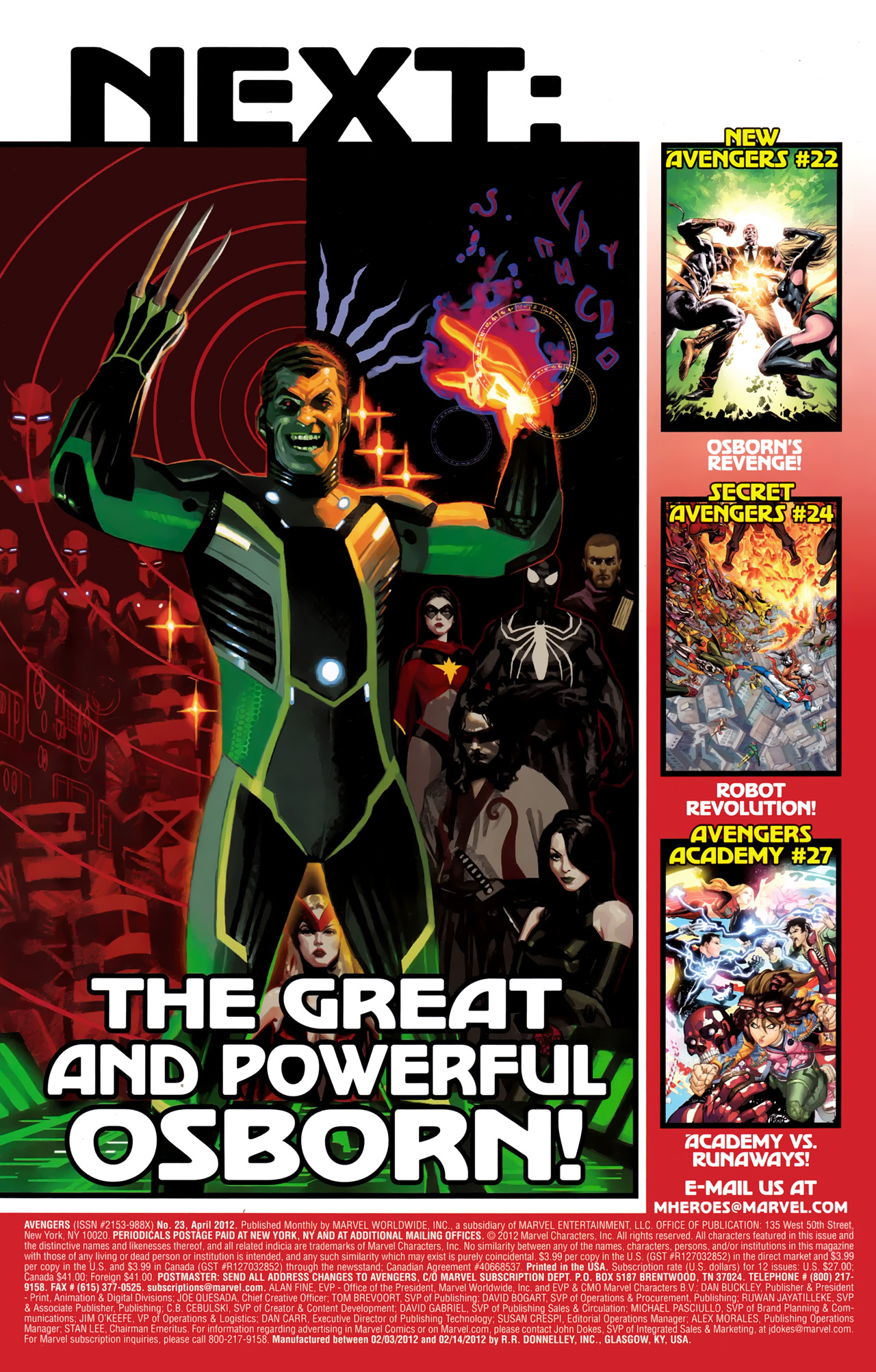 Read online The Avengers (1963) comic -  Issue #526 - 20