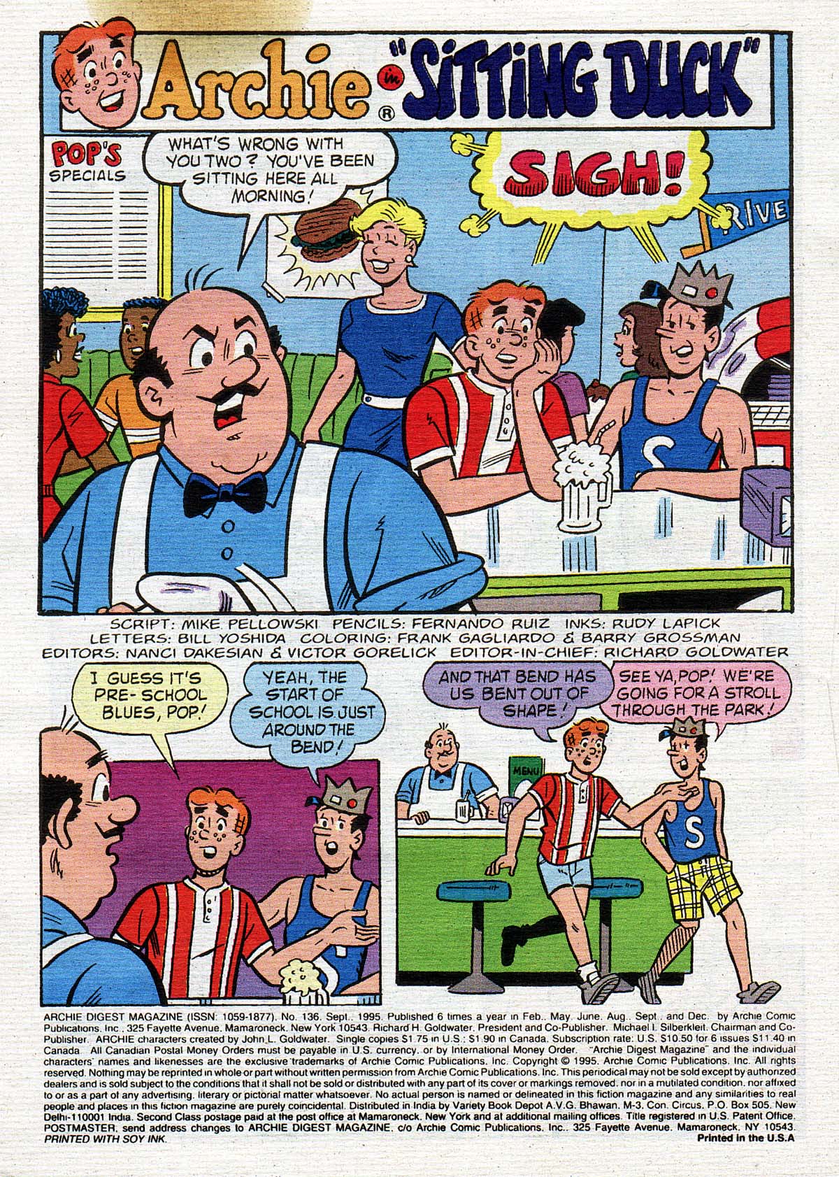 Read online Archie Digest Magazine comic -  Issue #136 - 2