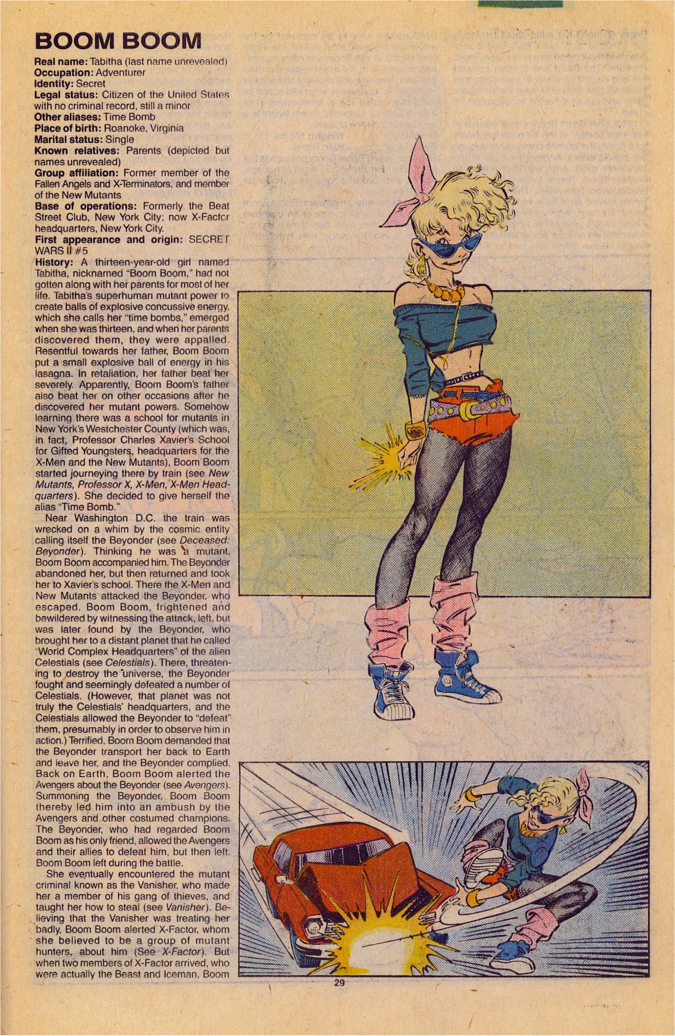 Read online The Official Handbook of the Marvel Universe: Update '89 comic -  Issue #1 - 32