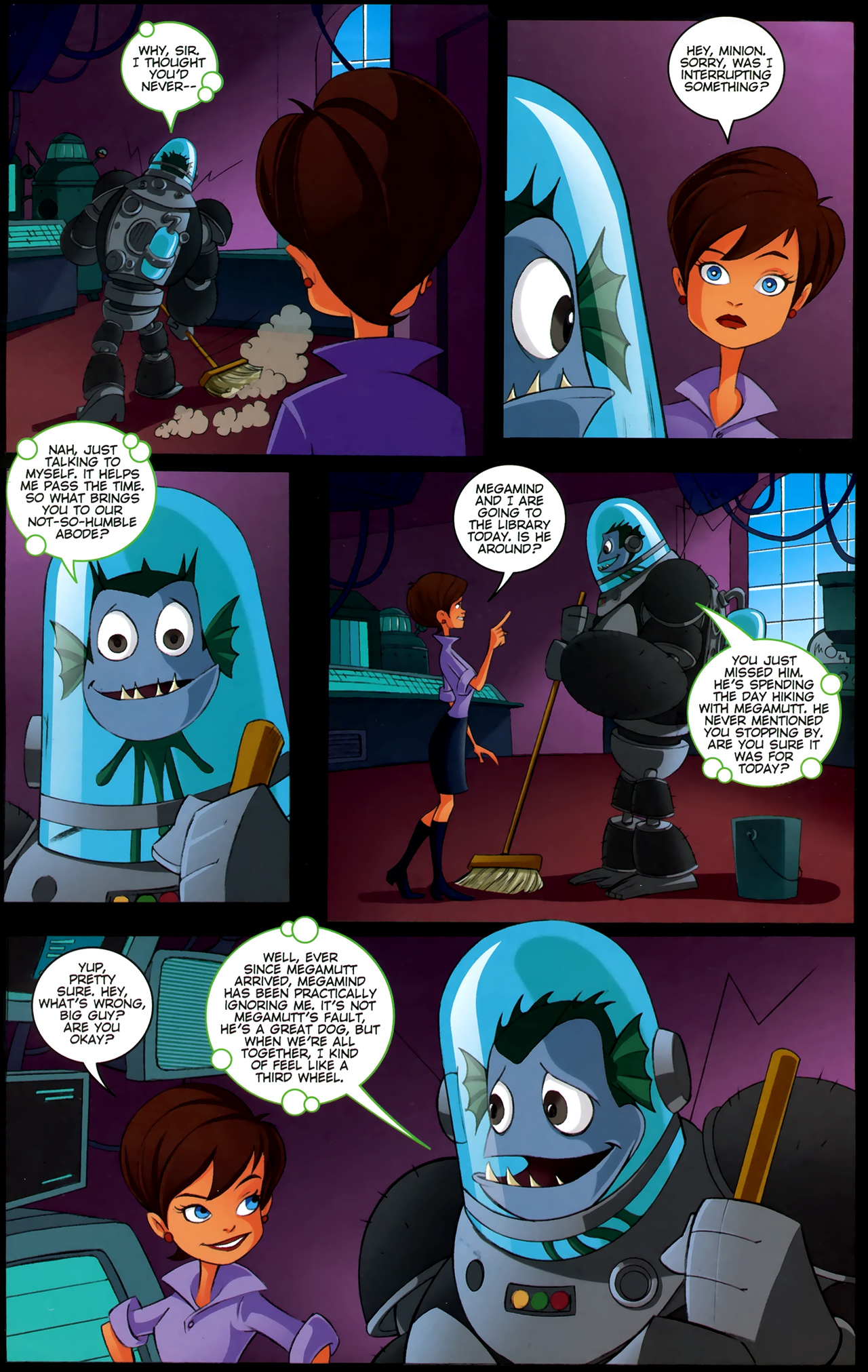 Read online Megamind: Bad. Blue. Brilliant. comic -  Issue #3 - 16