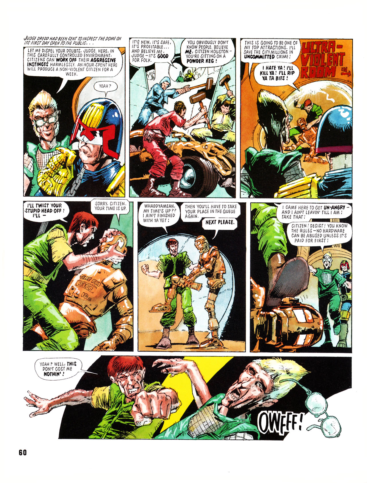 Read online Judge Dredd Definitive Editions comic -  Issue # TPB Bad Science - 56