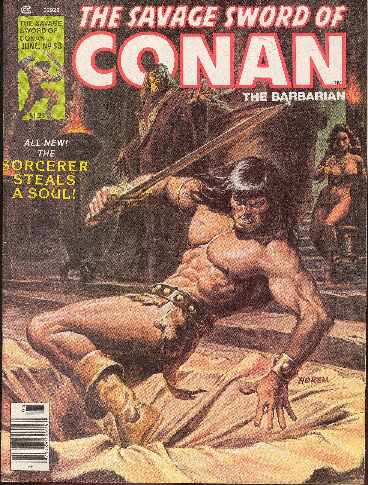 Read online The Savage Sword Of Conan comic -  Issue #53 - 1
