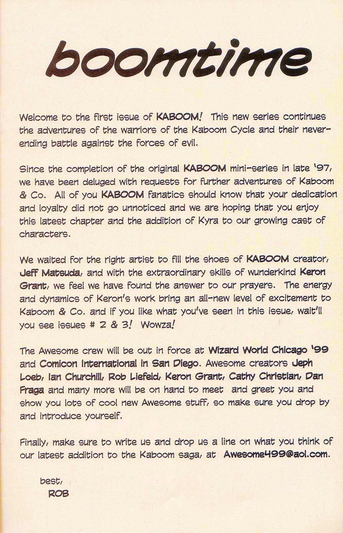 Read online Kaboom comic -  Issue #1 - 23