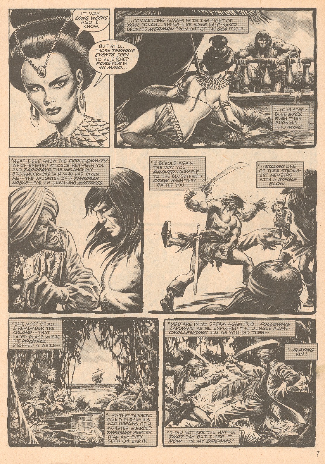 Read online The Savage Sword Of Conan comic -  Issue #67 - 7