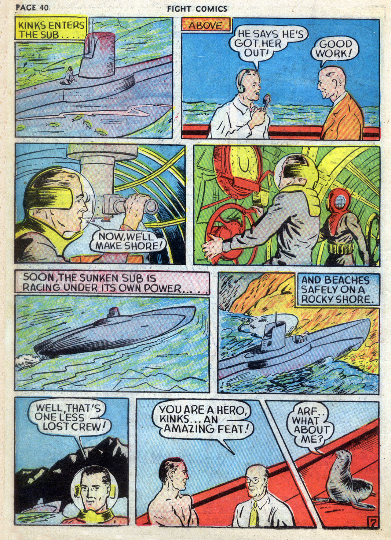 Read online Fight Comics comic -  Issue #9 - 42