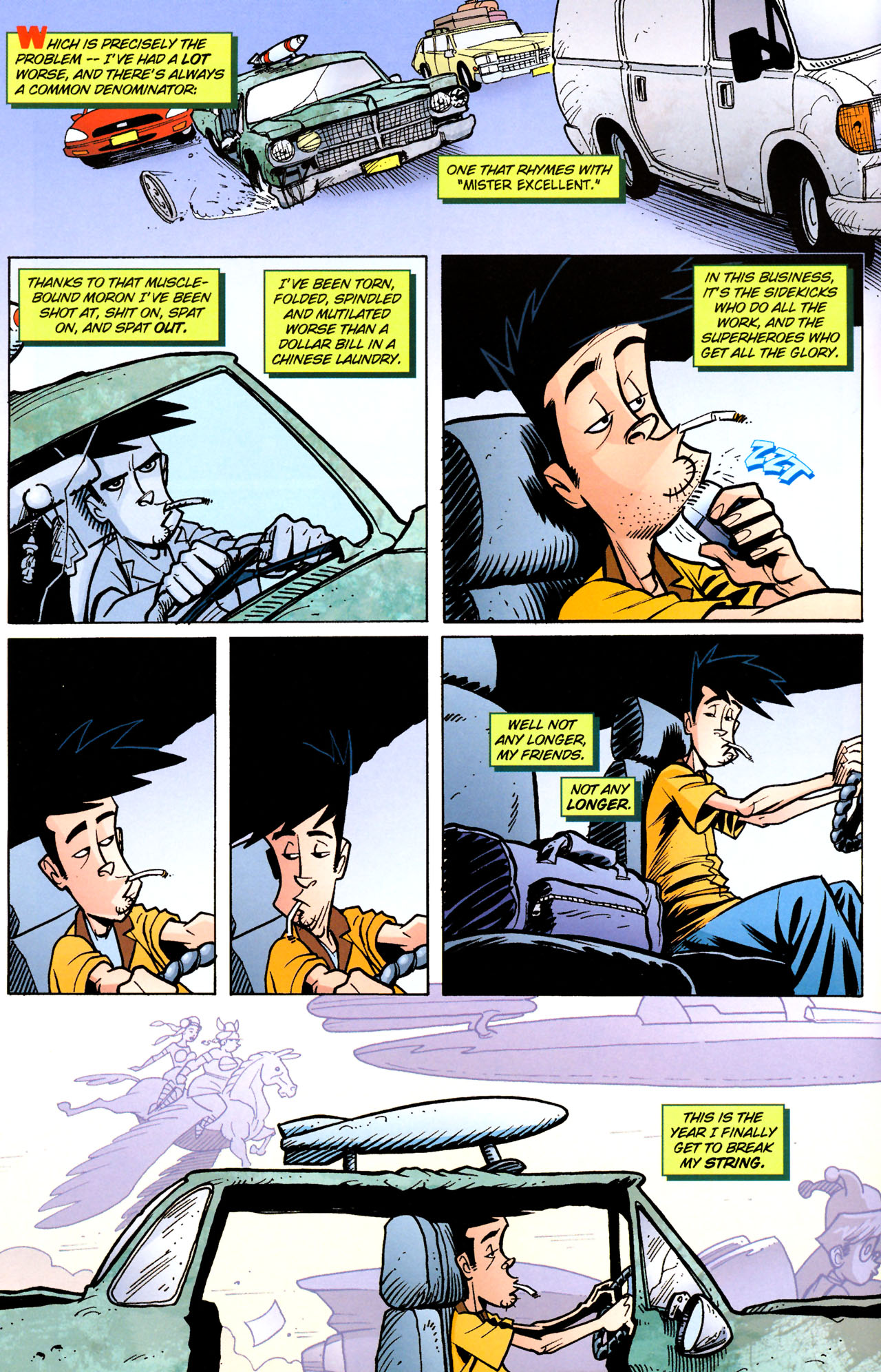Read online Paul Jenkins' Sidekick Summer Special comic -  Issue #1 - 8