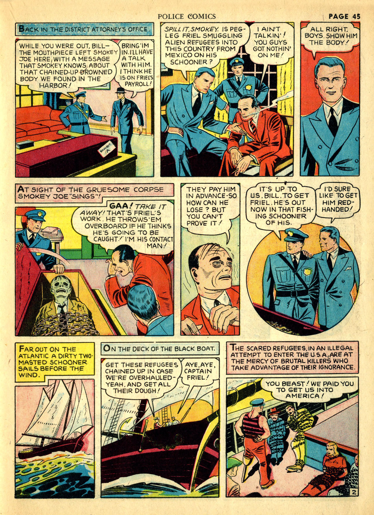 Read online Police Comics comic -  Issue #1 - 48