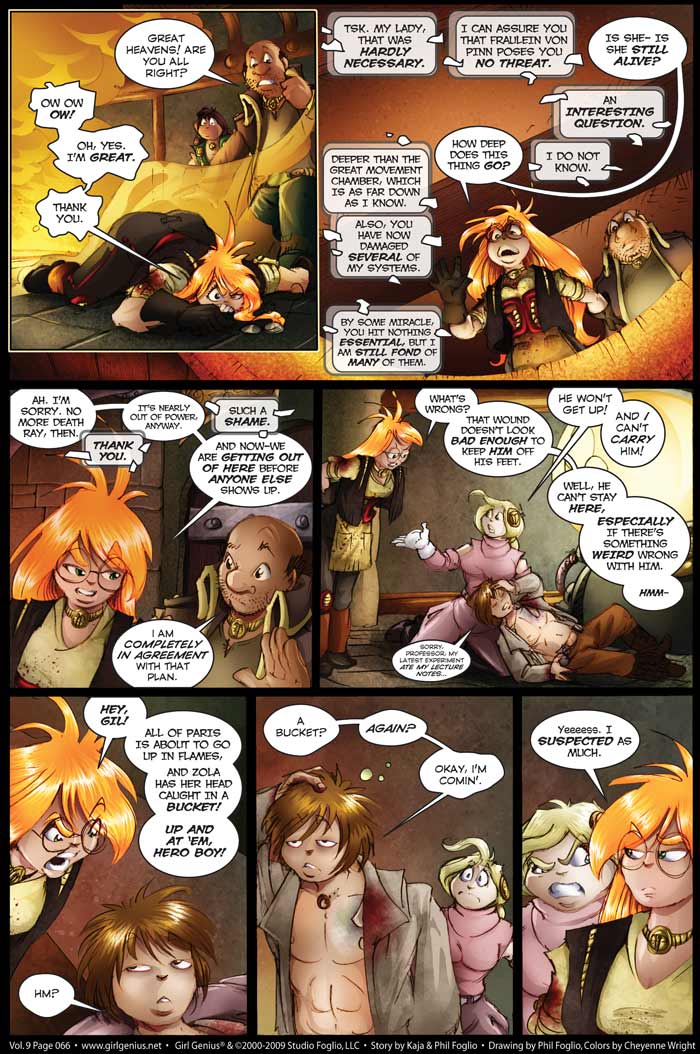 Read online Girl Genius (2002) comic -  Issue #9 - 67