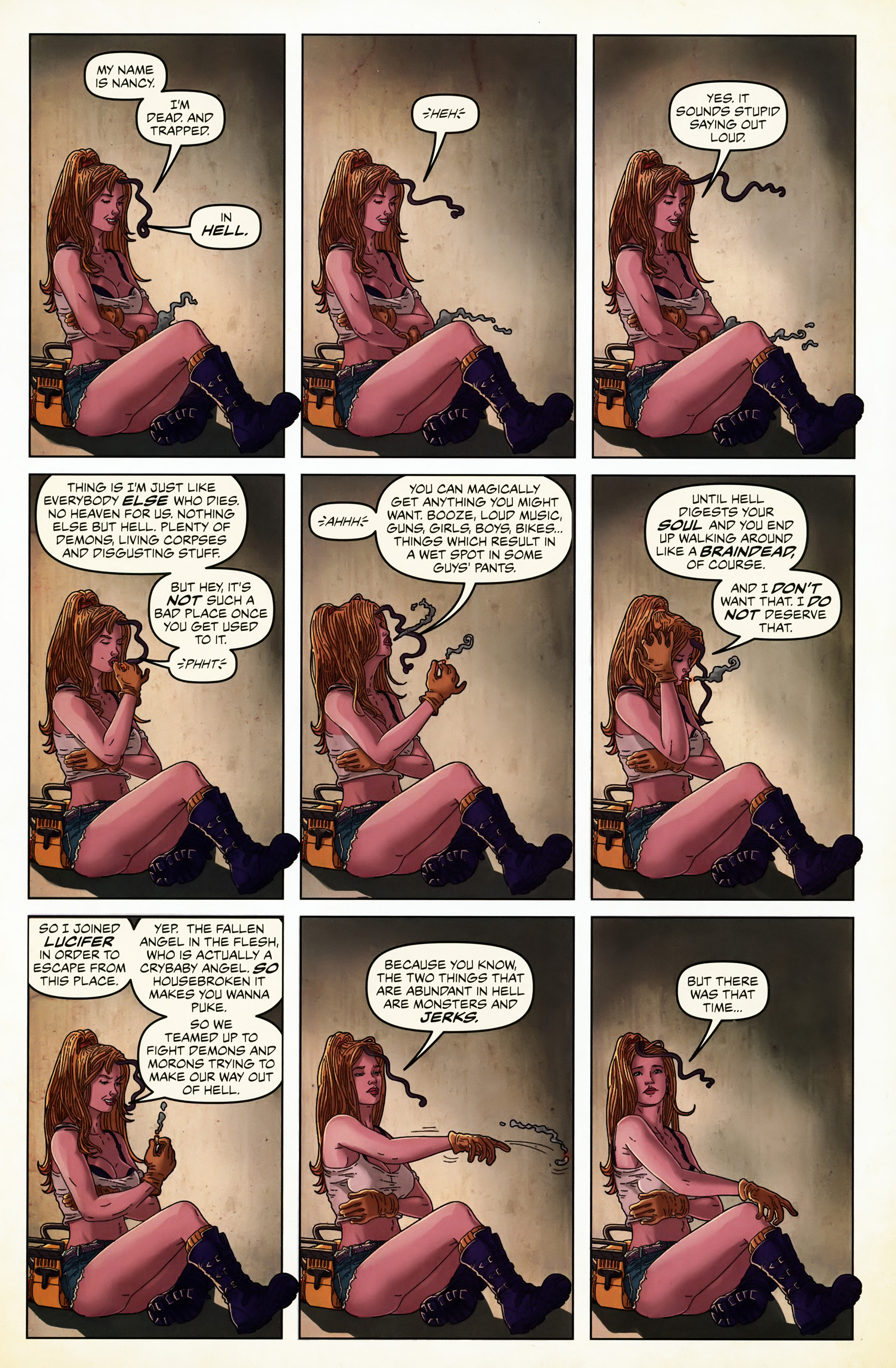 Read online Nancy In Hell: A Dragon in Hell comic -  Issue # Full - 3