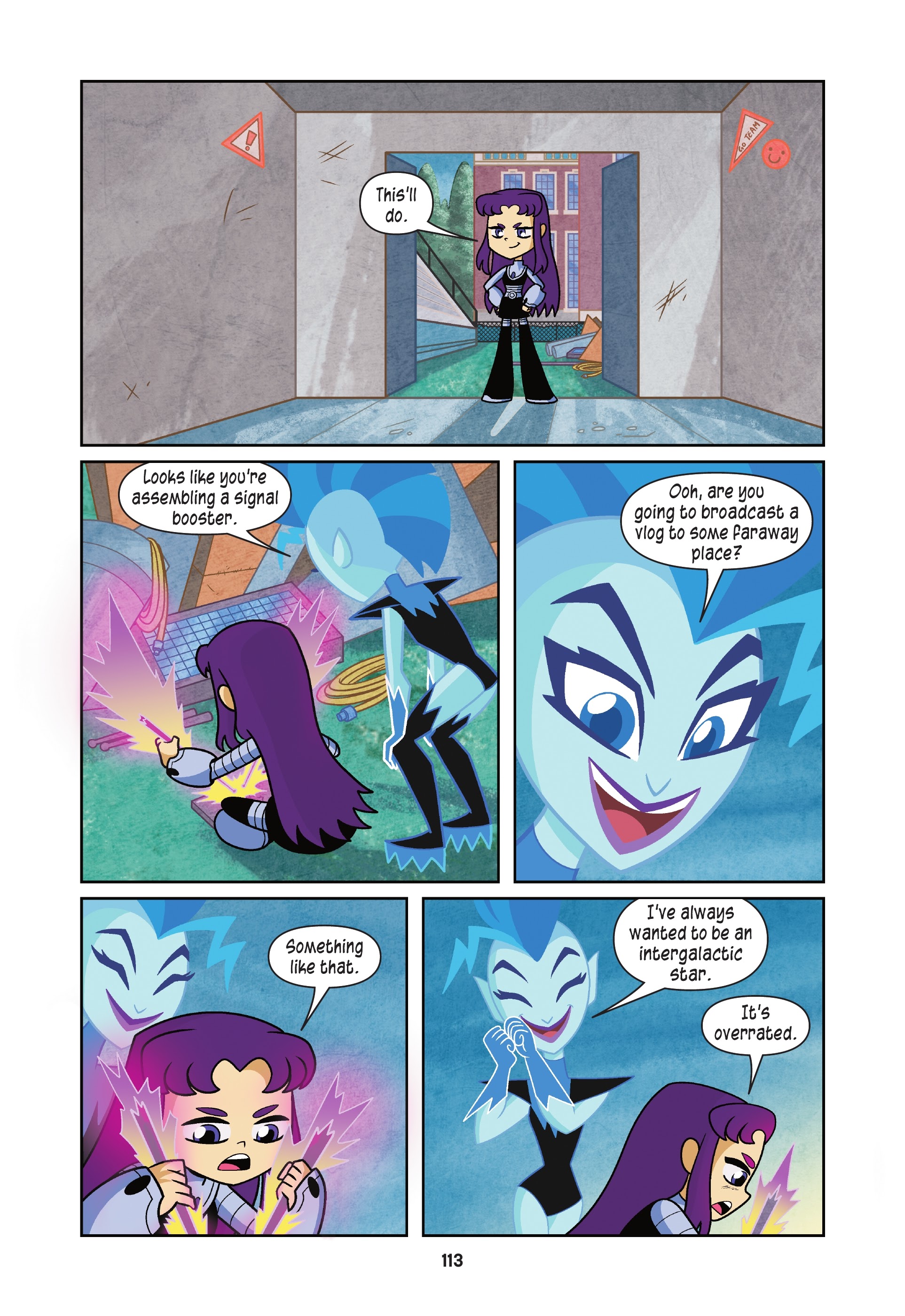 Read online Teen Titans Go!/DC Super Hero Girls: Exchange Students comic -  Issue # TPB (Part 2) - 11