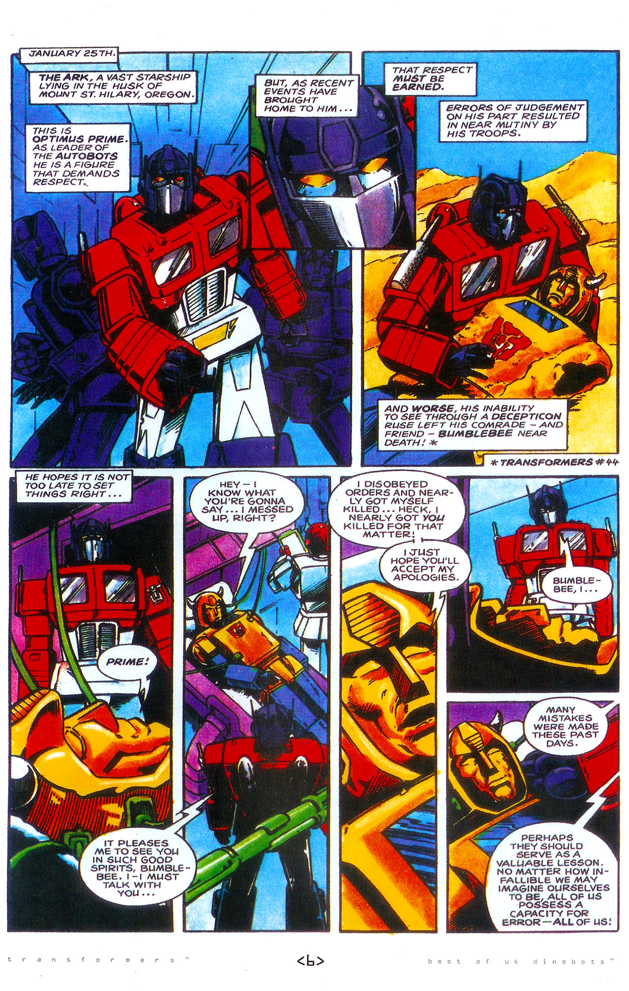 Read online The Transformers: Best of UK: Dinobots comic -  Issue #1 - 9