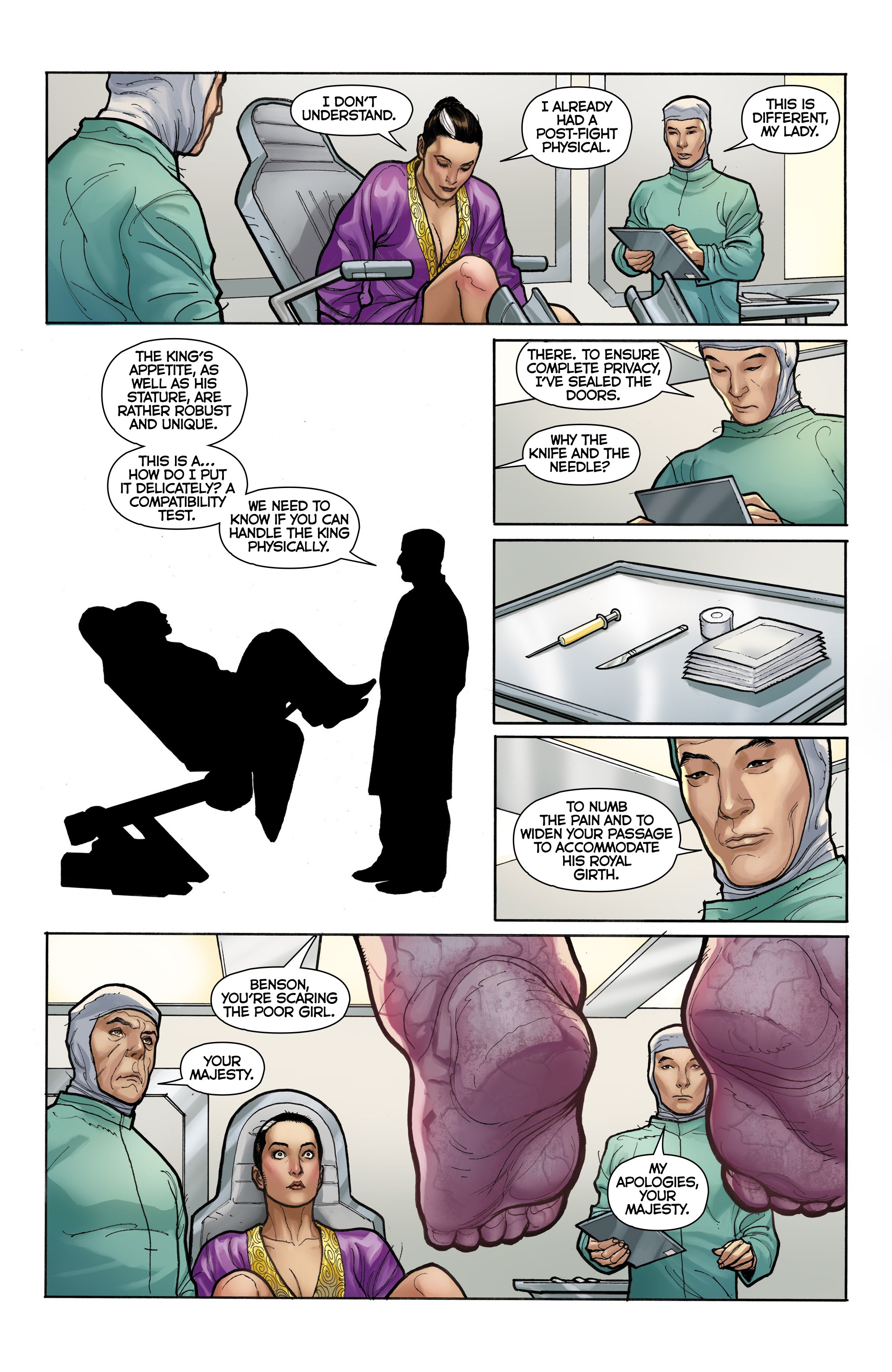 Read online Fight Girls comic -  Issue #5 - 8
