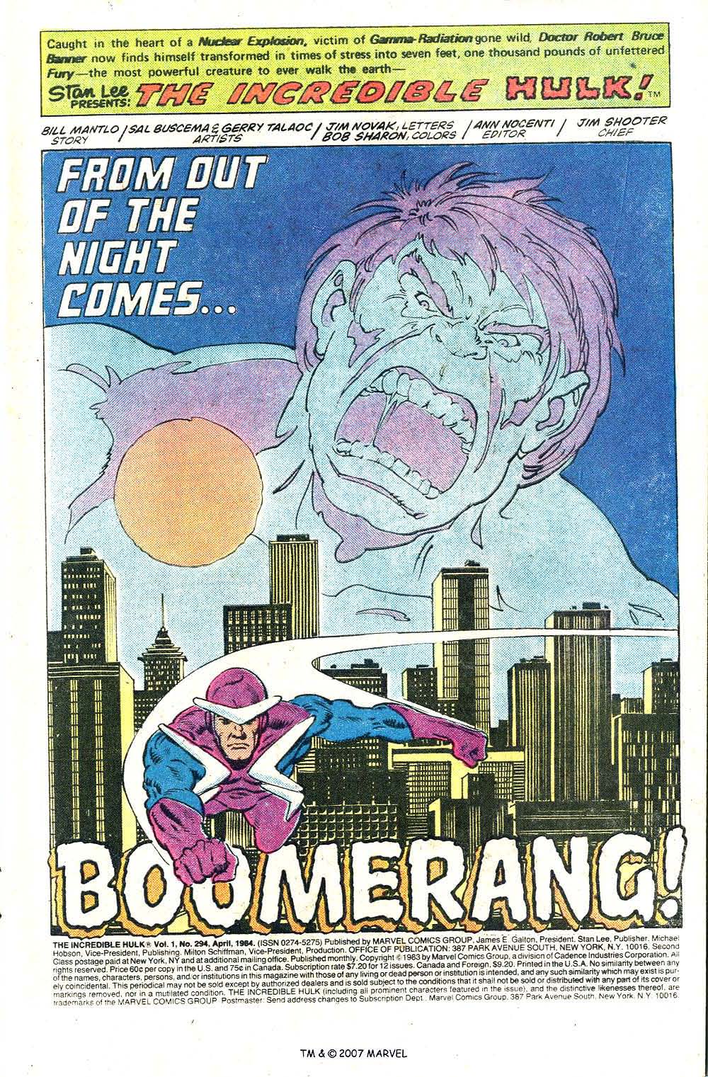 Read online The Incredible Hulk (1968) comic -  Issue #294 - 3