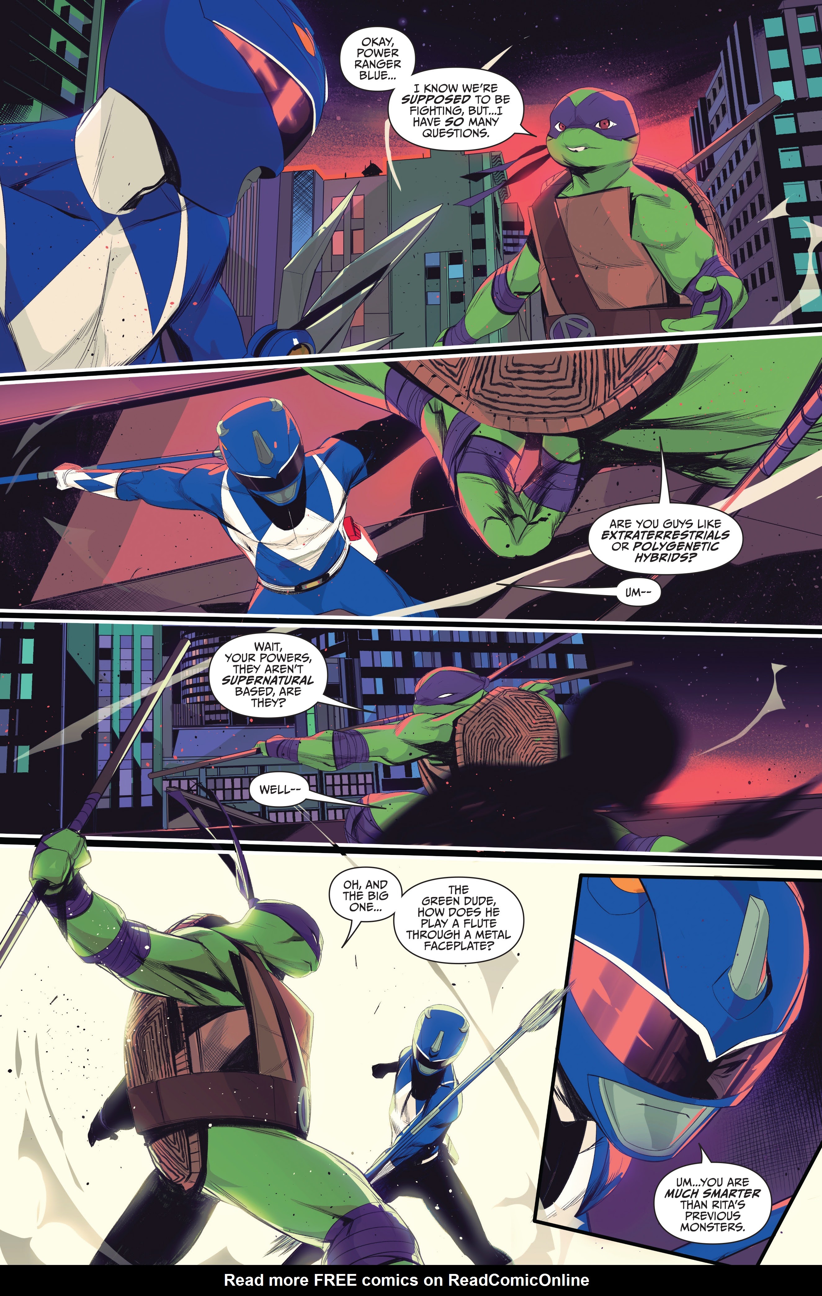 Read online Mighty Morphin Power Rangers: Teenage Mutant Ninja Turtles comic -  Issue # _TPB - 28