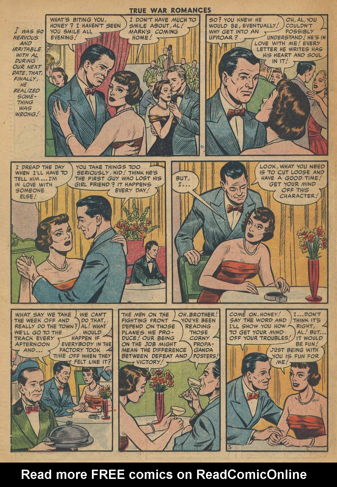 Read online True War Romances comic -  Issue #3 - 22