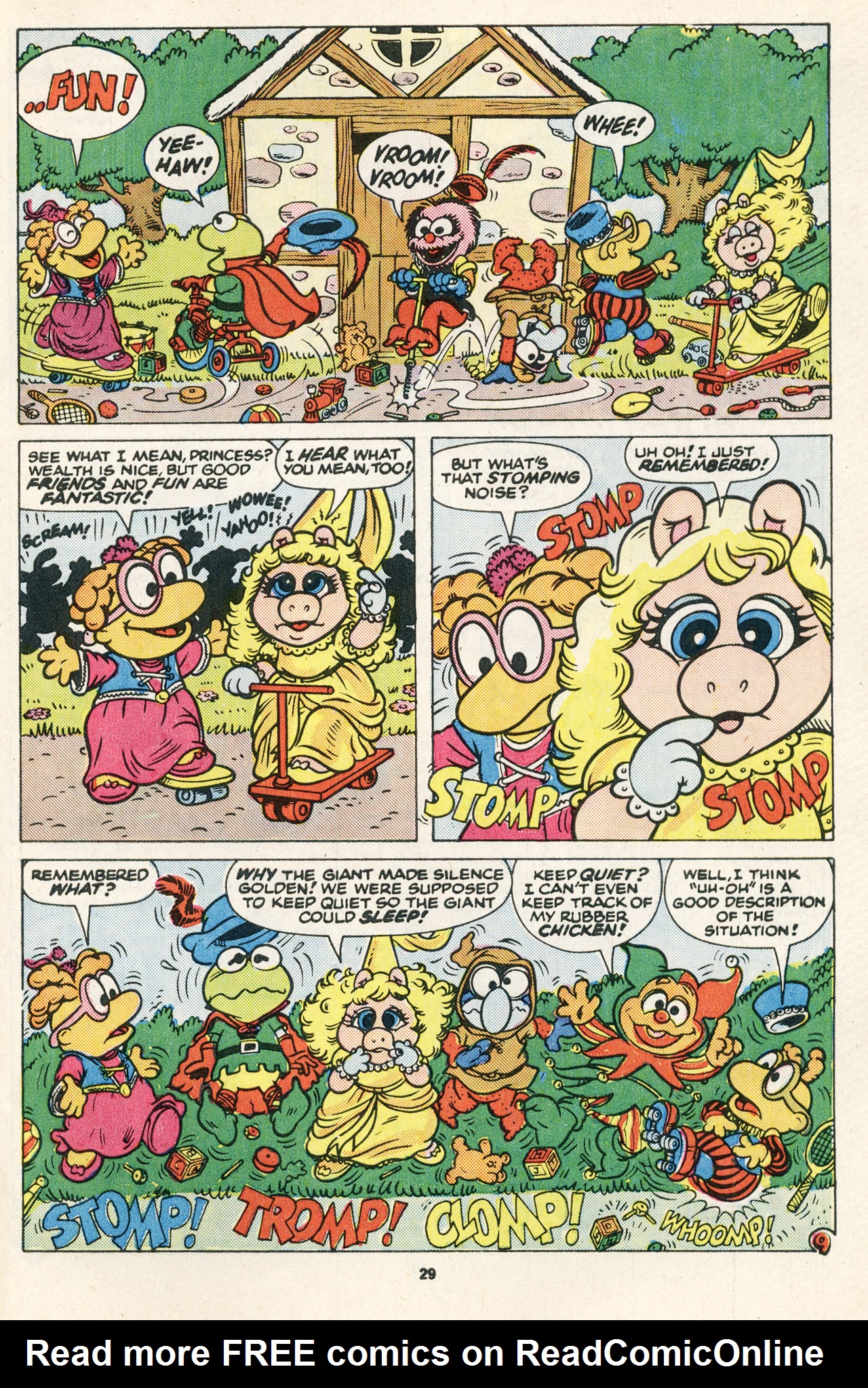 Read online Muppet Babies comic -  Issue #25 - 31