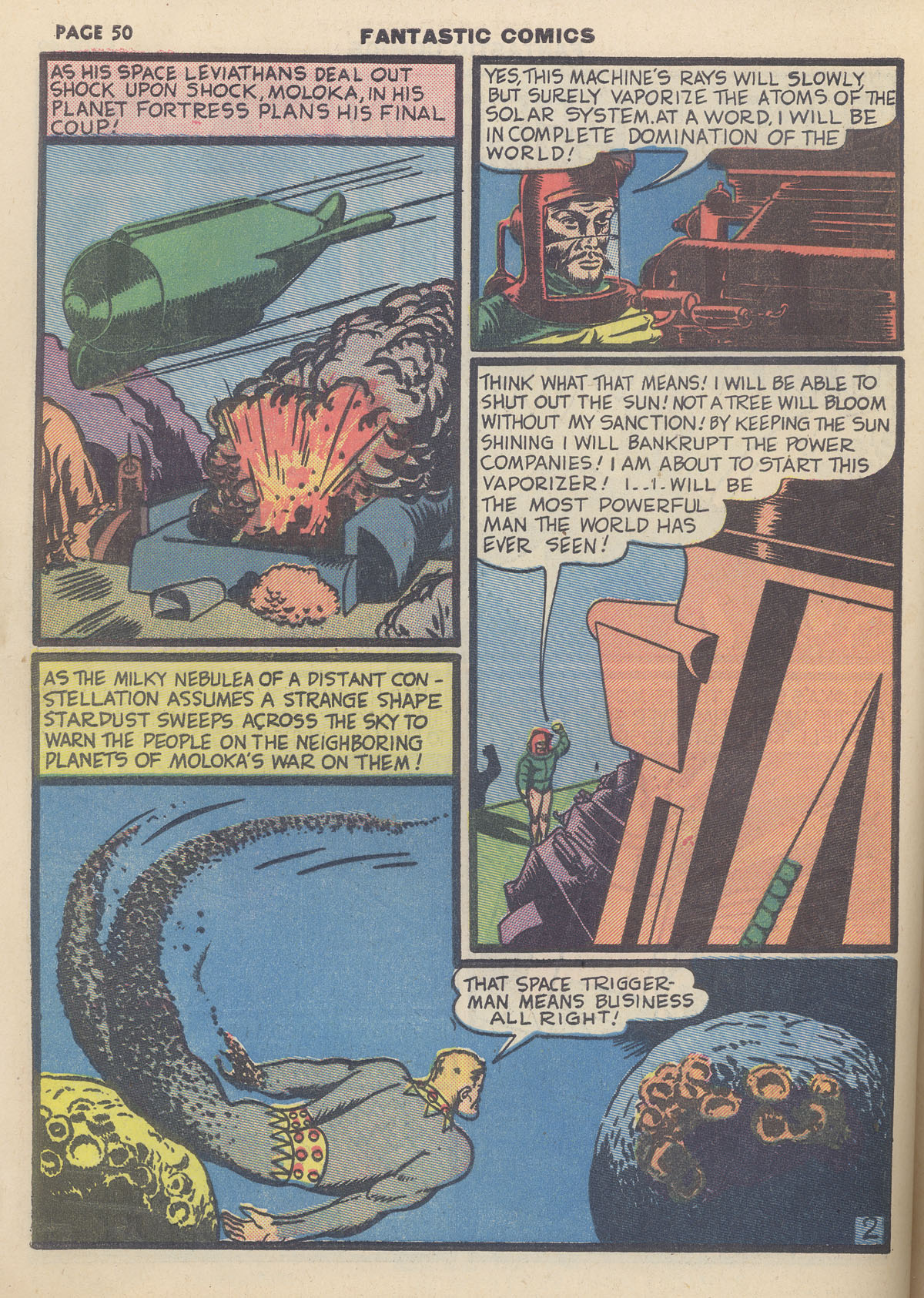 Read online Fantastic Comics comic -  Issue #9 - 51