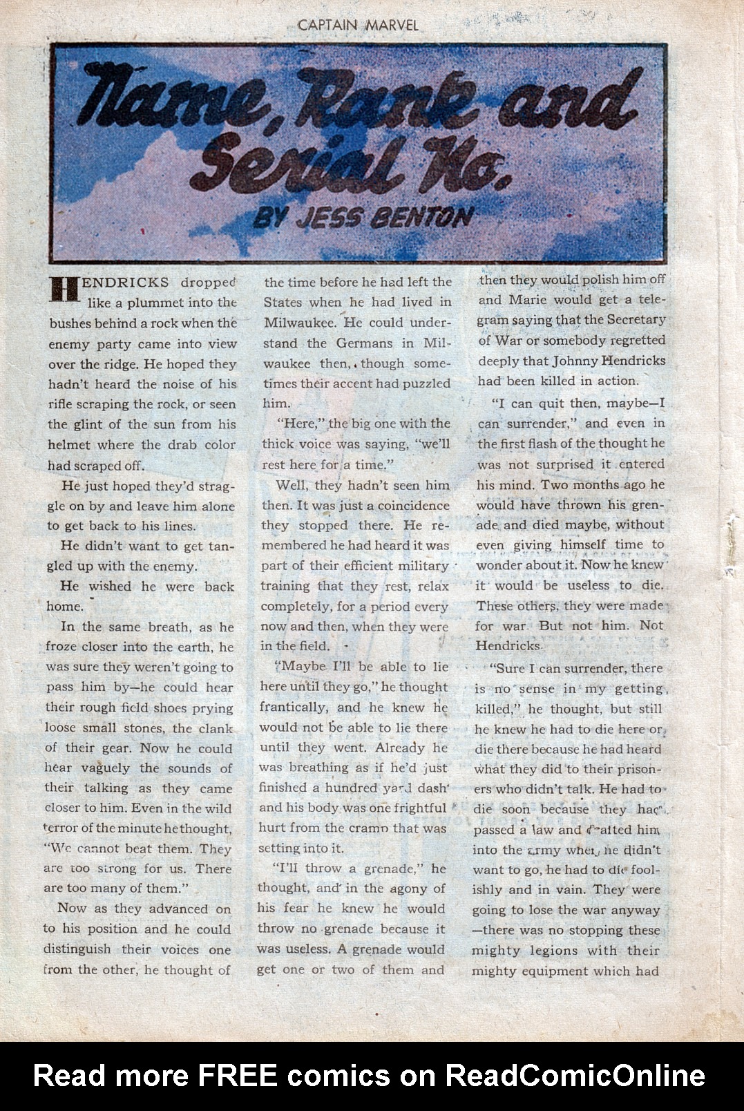 Read online Captain Marvel Adventures comic -  Issue #32 - 34