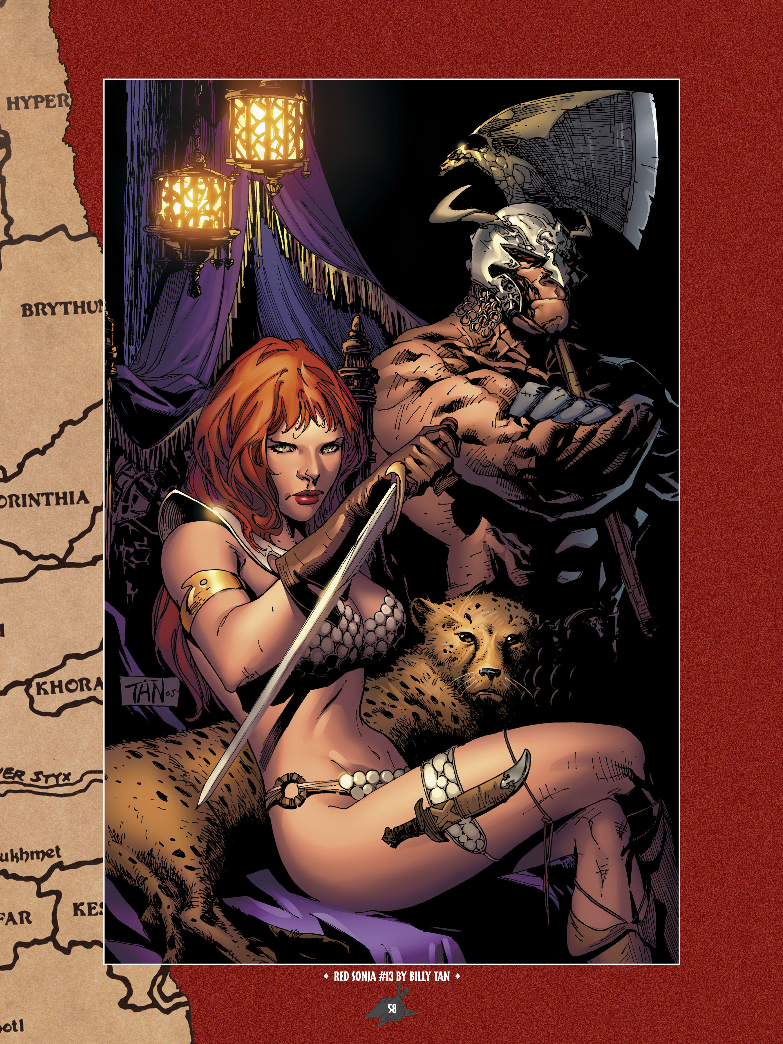 Read online The Art of Red Sonja comic -  Issue # TPB 1 (Part 1) - 57
