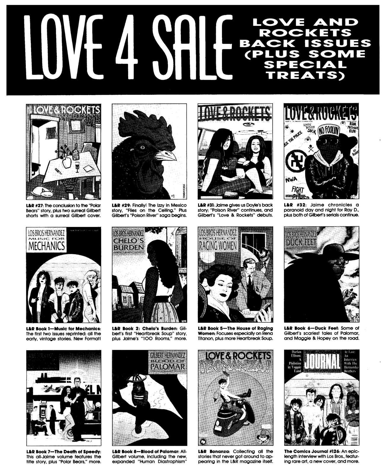 Read online Love and Rockets (1982) comic -  Issue #32 - 34