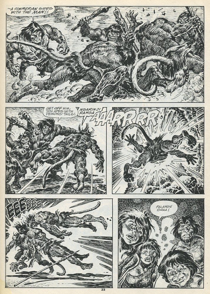 Read online The Savage Sword Of Conan comic -  Issue #193 - 25