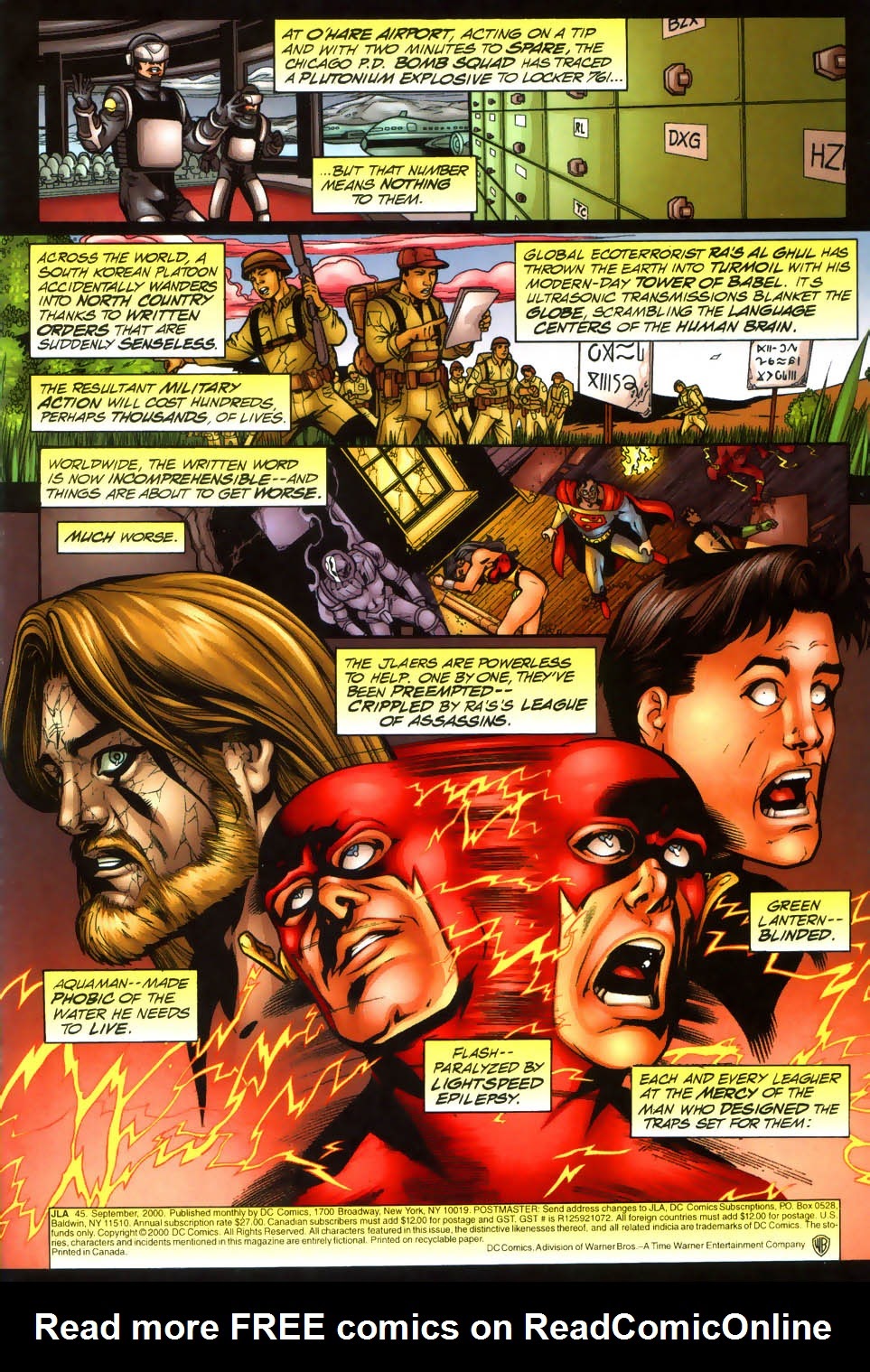 Read online JLA: Tower of Babel comic -  Issue # TPB - 72