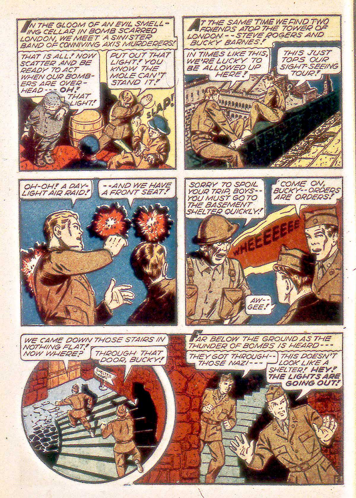 Read online Captain America Comics comic -  Issue #32 - 4