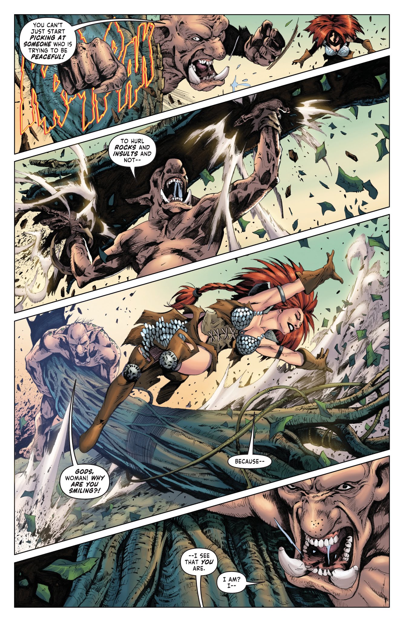 Read online Red Sonja Vol. 4 comic -  Issue #22 - 23