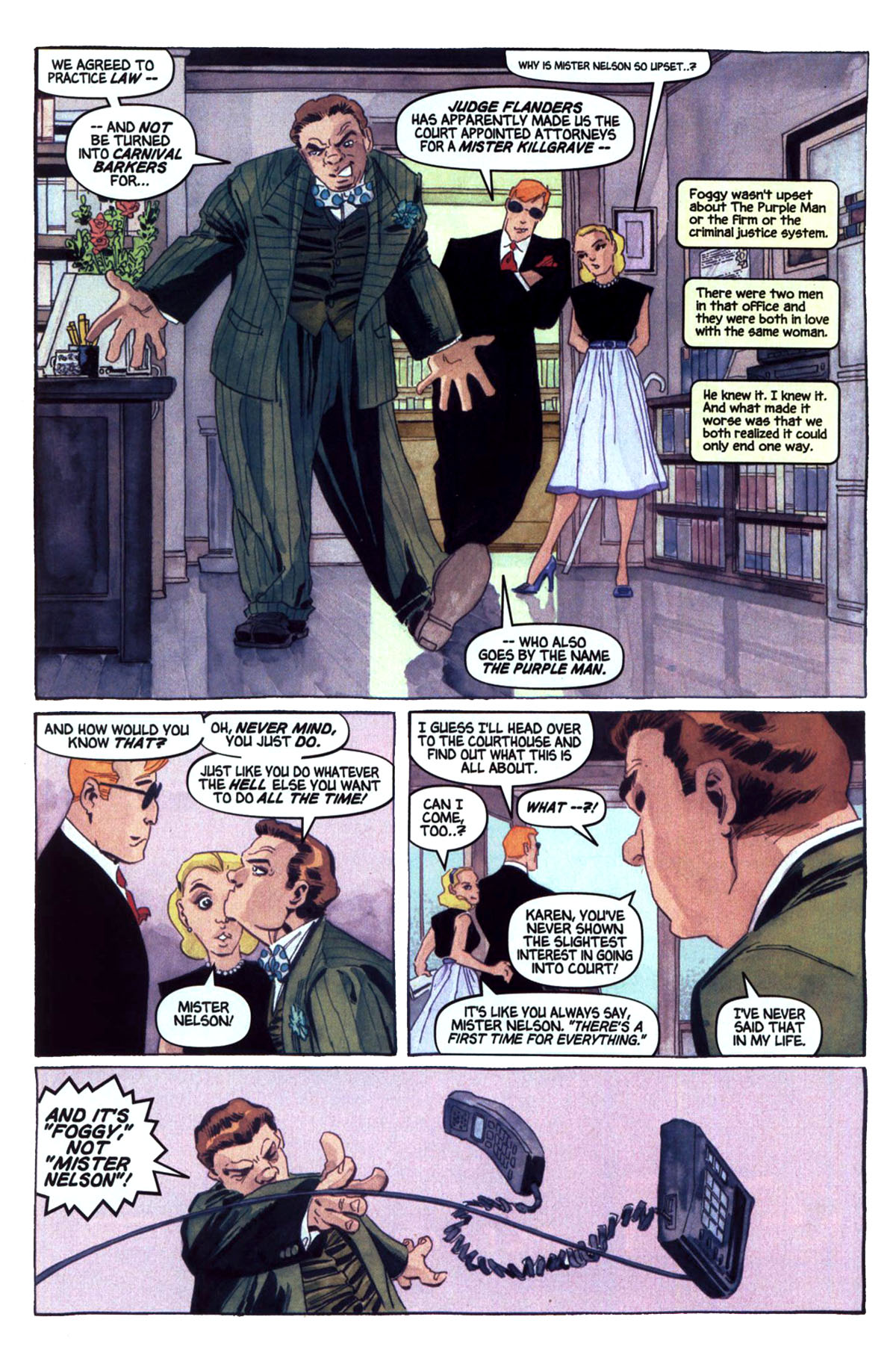 Read online Daredevil: Yellow comic -  Issue #6 - 6