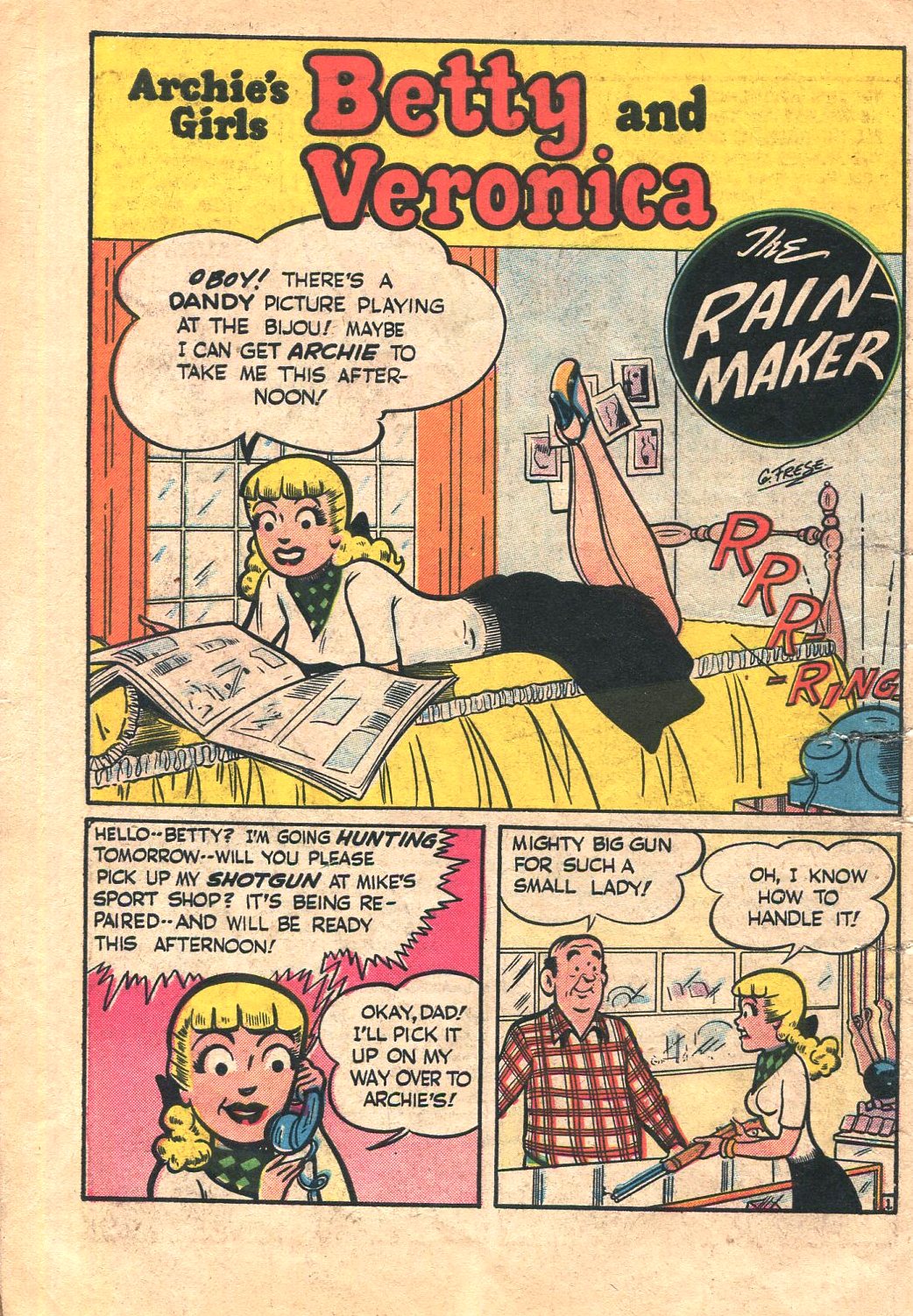 Read online Archie's Girls Betty and Veronica comic -  Issue #1 - 10