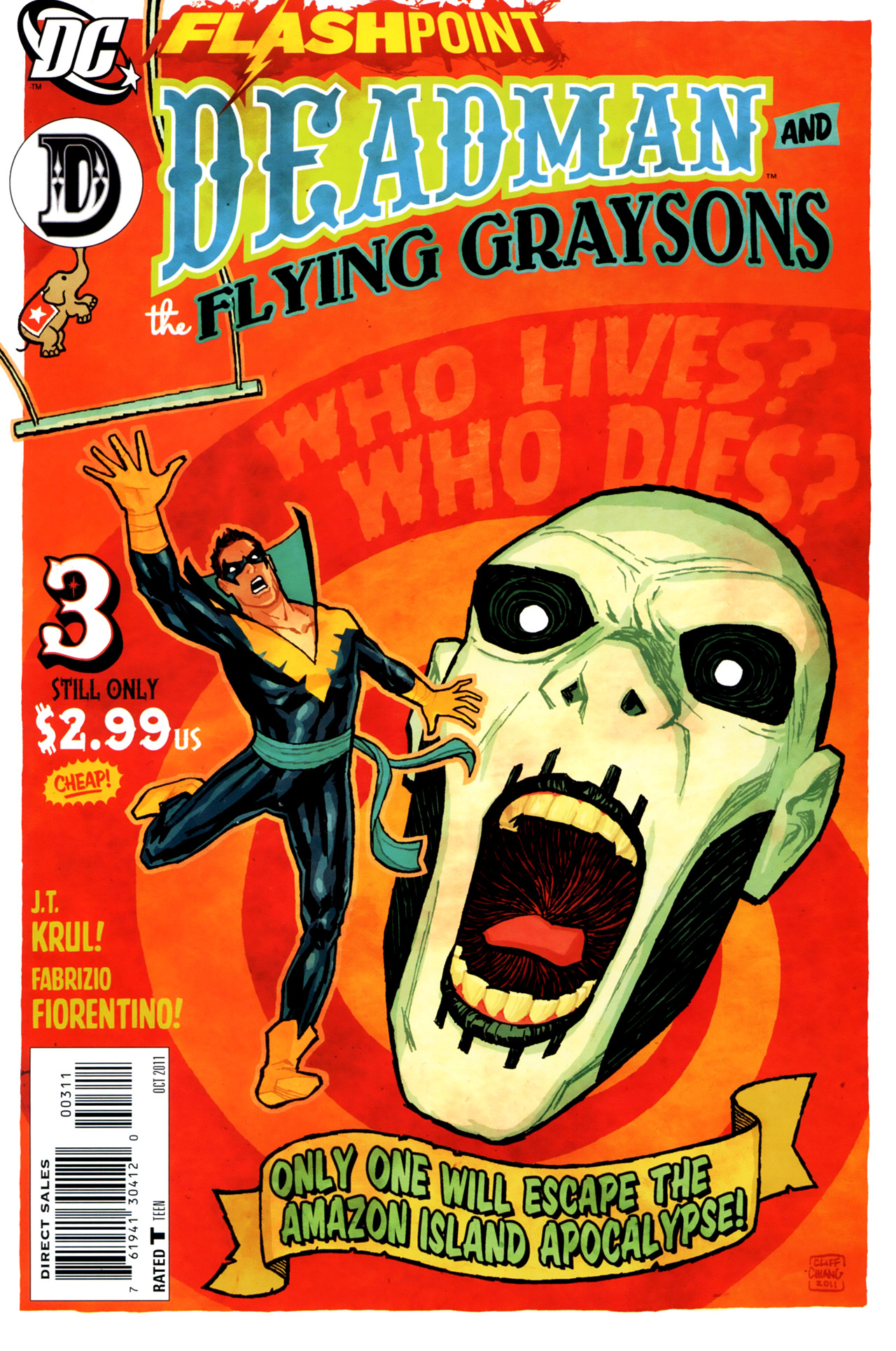 Read online Flashpoint: Deadman and the Flying Graysons comic -  Issue #3 - 1