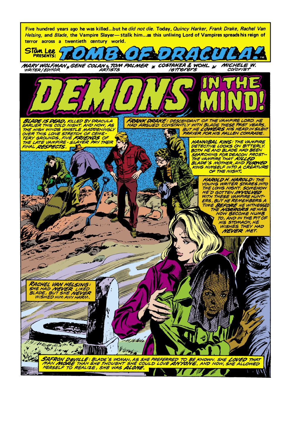 Read online Tomb of Dracula (1972) comic -  Issue #52 - 2