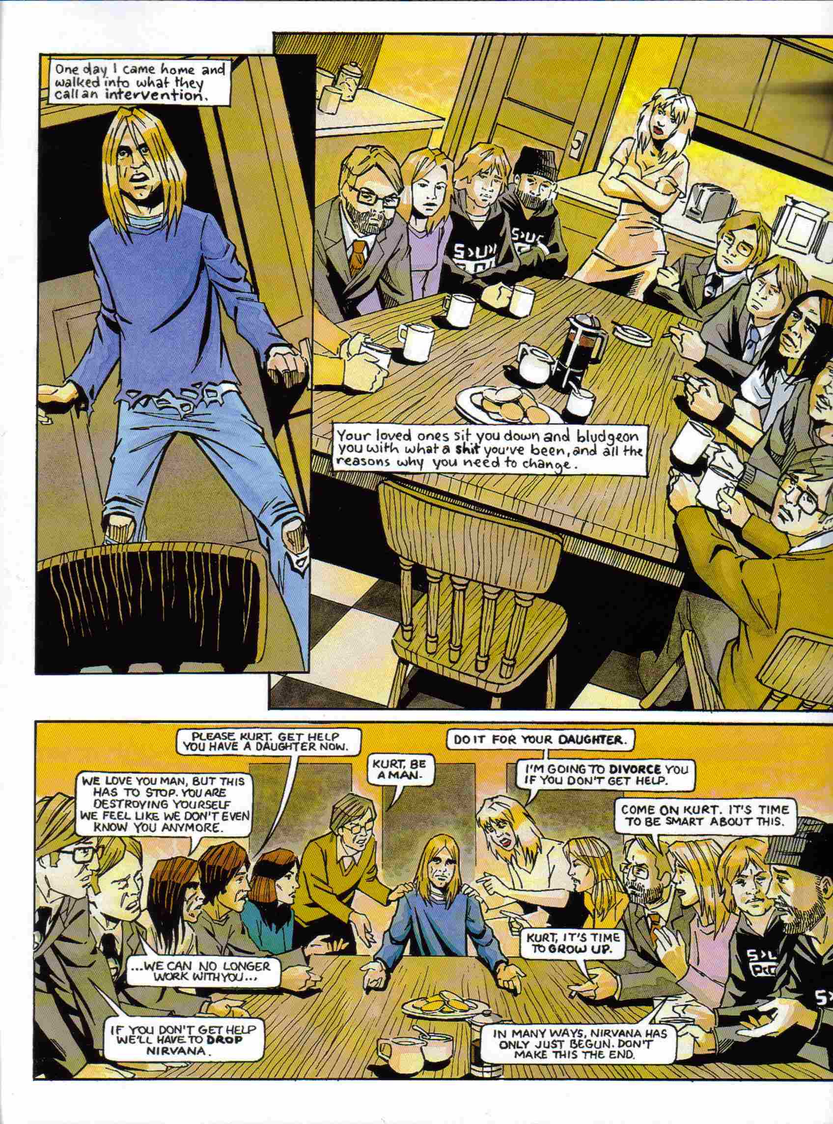 Read online GodSpeed: The Kurt Cobain Graphic comic -  Issue # TPB - 85