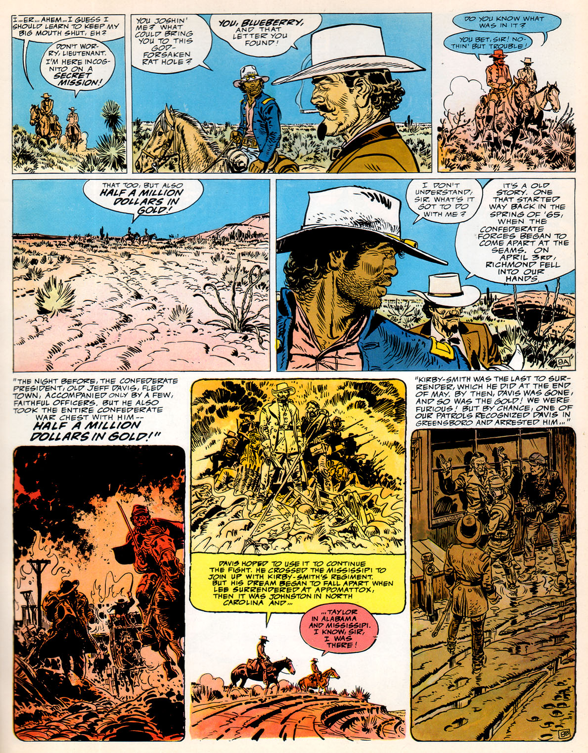 Read online Epic Graphic Novel: Blueberry comic -  Issue #1 - 15