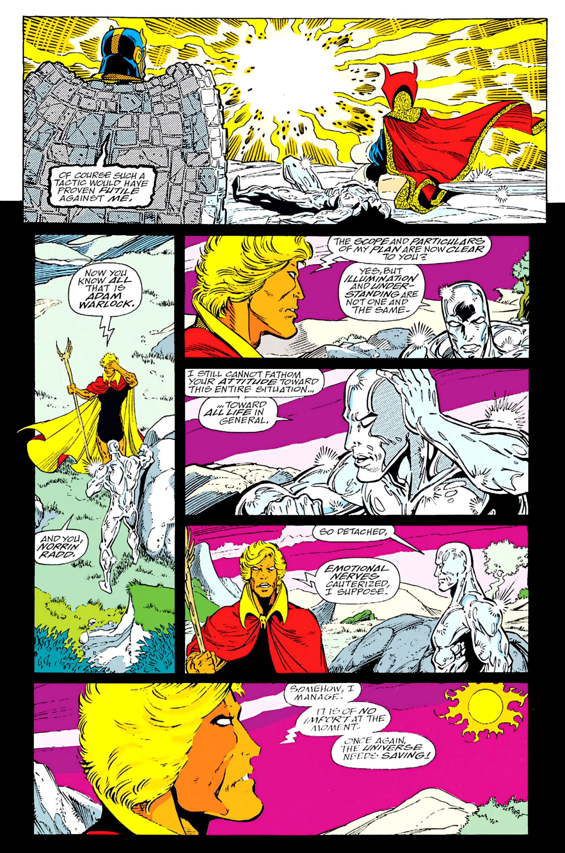 Read online Infinity Gauntlet (1991) comic -  Issue #6 - 14